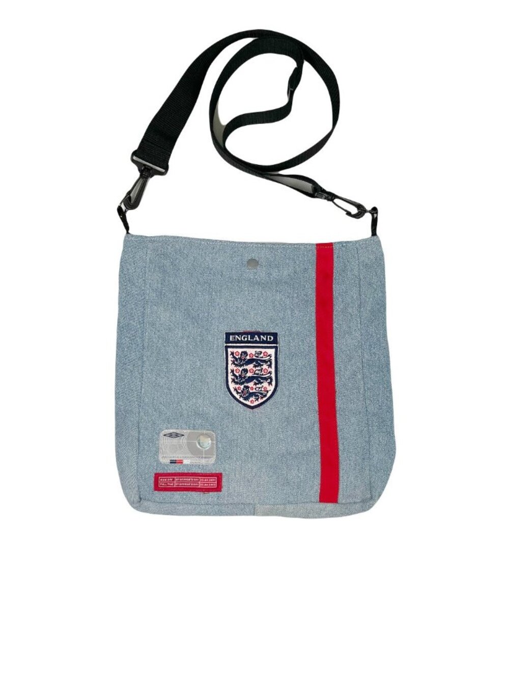 Rework Umbro England Denim Side Bag